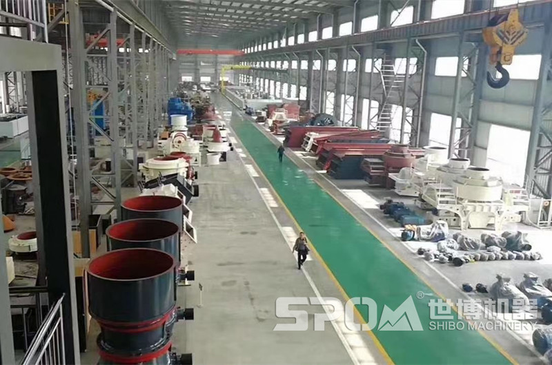 機制砂設備，世博車(chē)間實(shí)拍